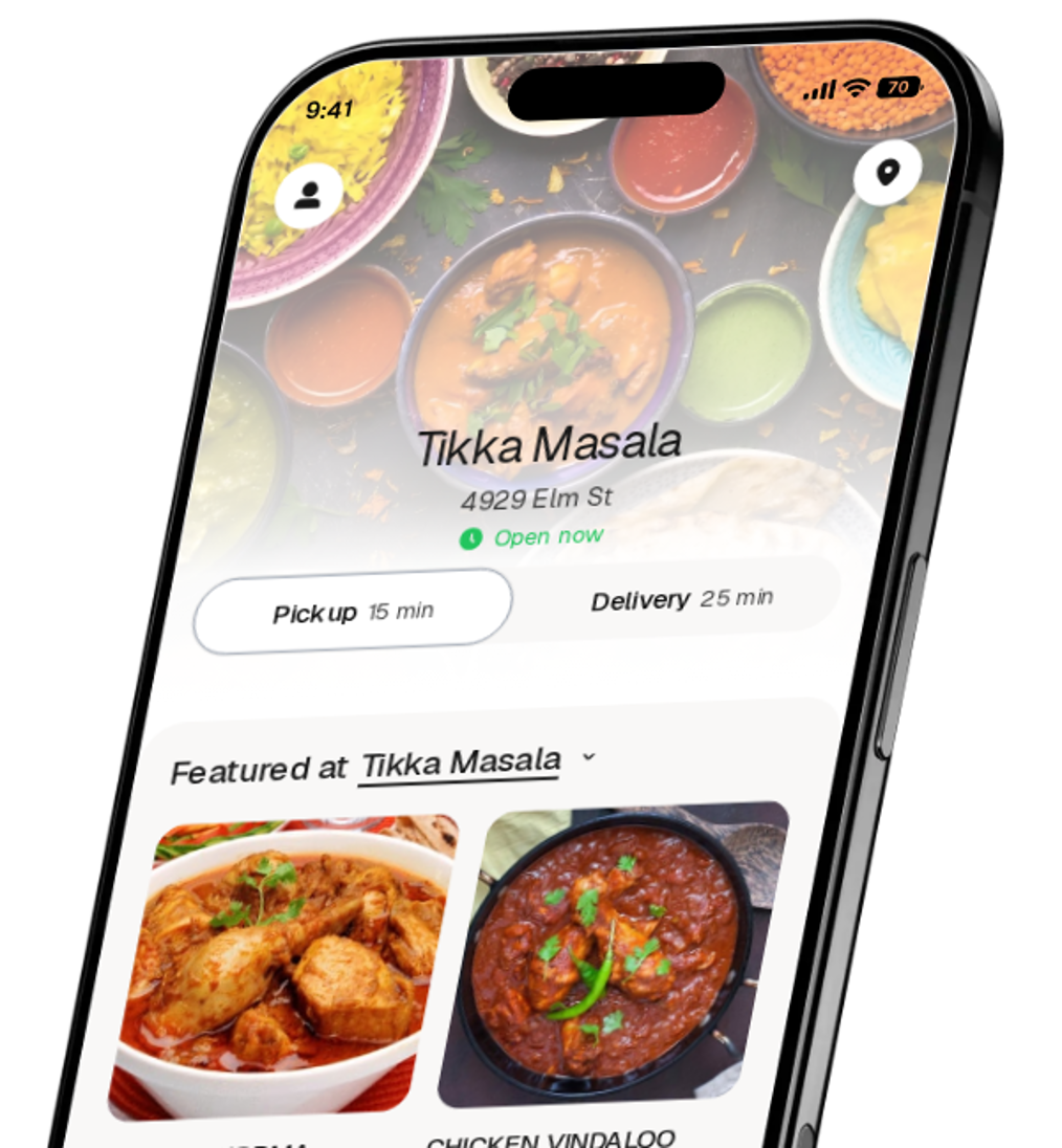 Tikka Masala app preview