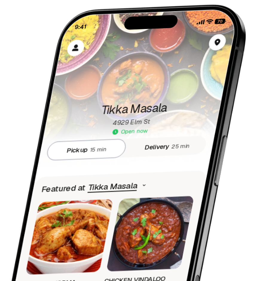 Tikka Masala app preview